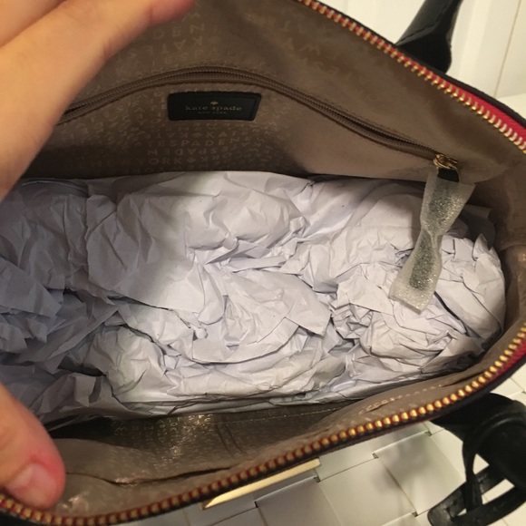 NWT kate spade plaid small rachelle satchel bag - Picture 7 of 7